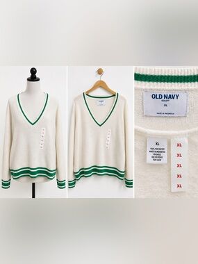 Old Navy SoSoft Varsity Sweater NWT XL